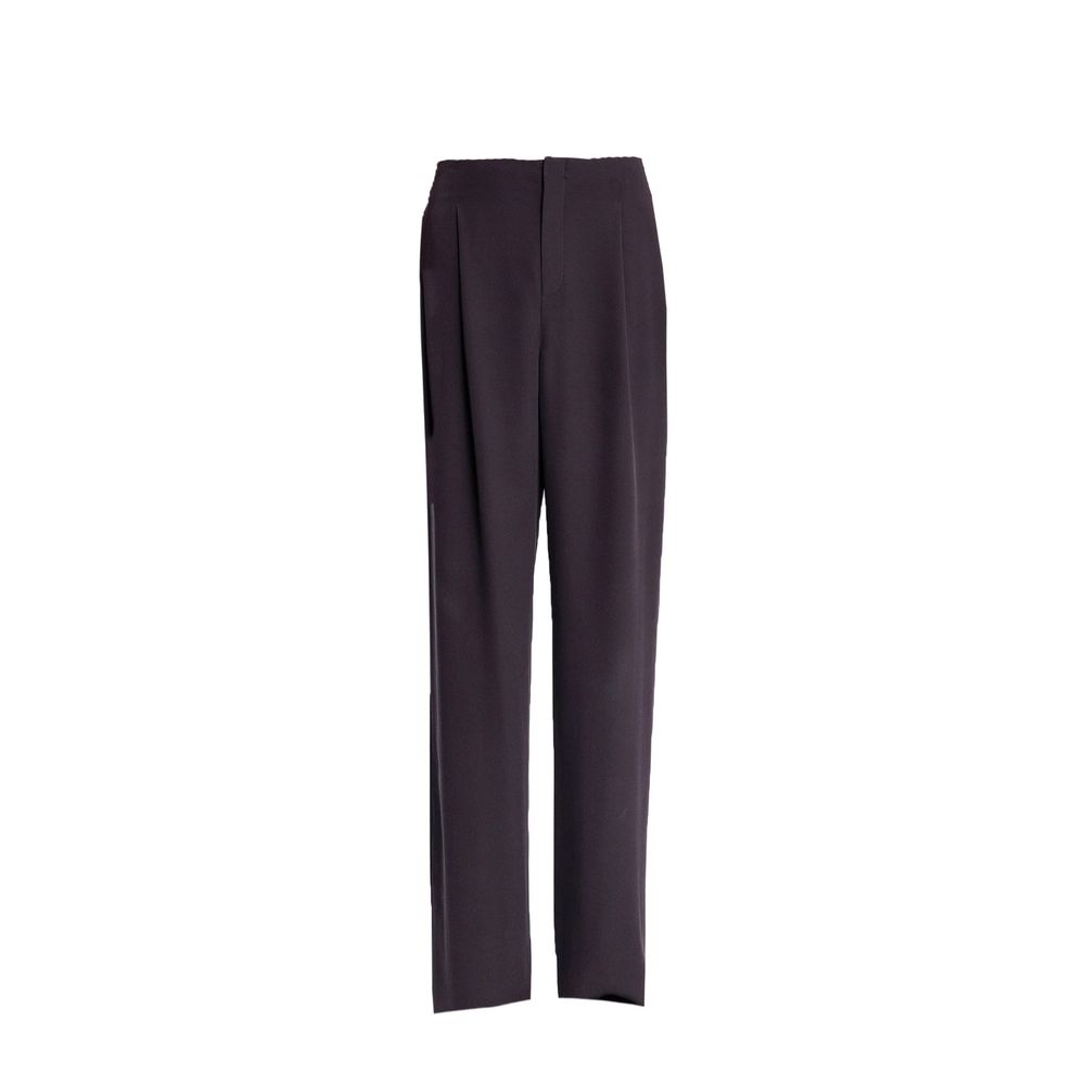 Saint Laurent Brown Silk Pants