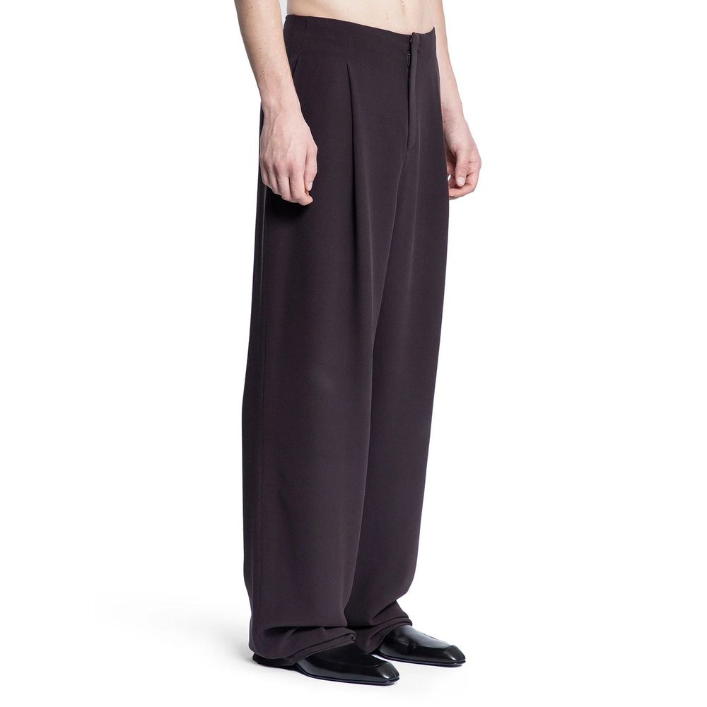 Saint Laurent Brown Silk Pants