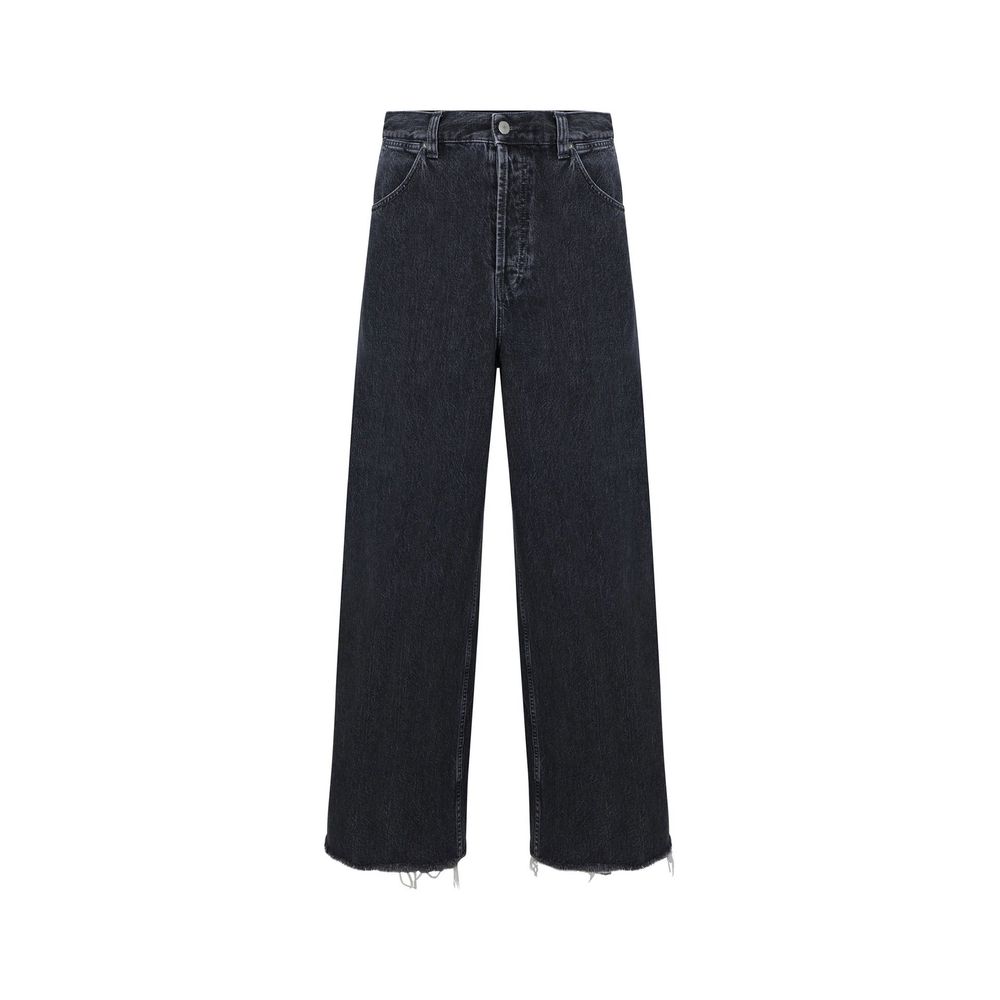 Gucci Black Cotton High-Waisted Jean
