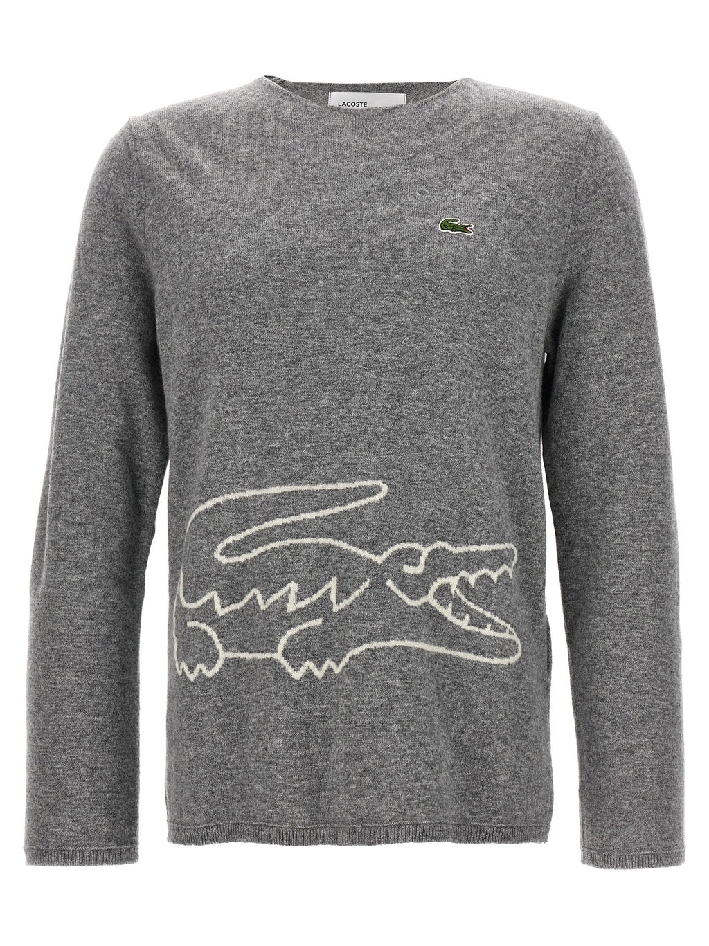 Comme Des Garçons Gray Wool Cardigan