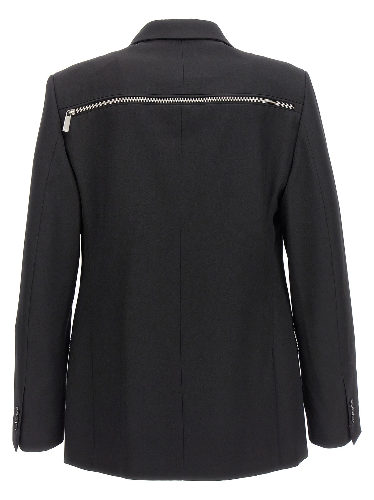 Off-White Black Virgin Wool Blazer