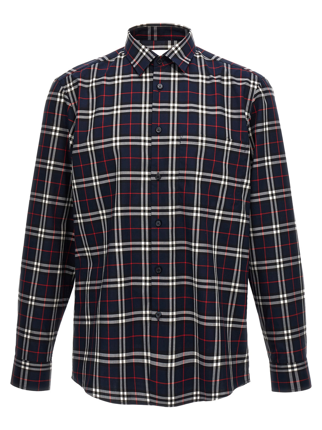 Burberry Blue Cotton Blouse