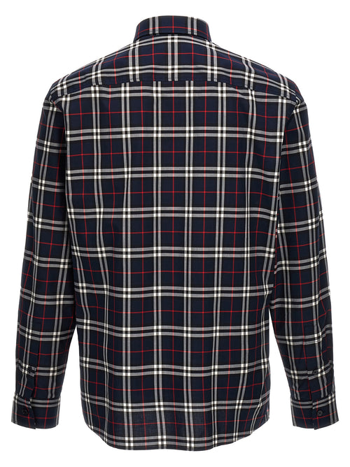 Burberry Blue Cotton Blouse