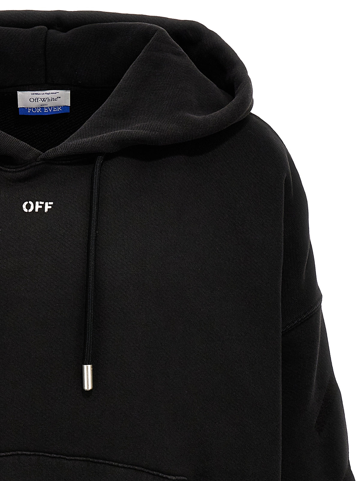 Off-White Gray Cotton Sweatshirt