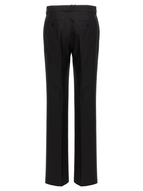 Burberry Black Virgin Wool Dress Pants