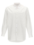 Comme Des Garçons White Cotton Blouse
