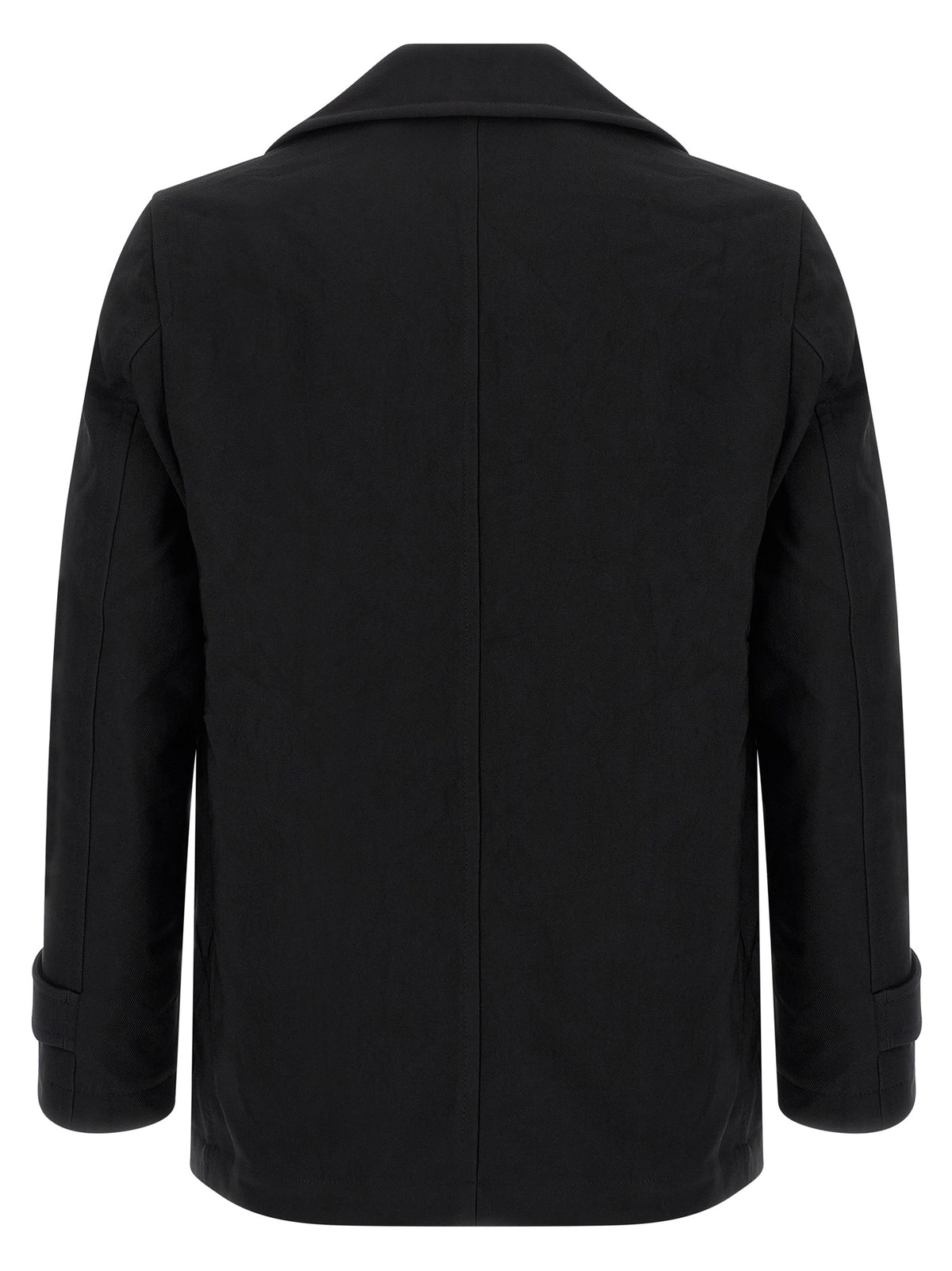 Comme Des Garçons Black Polyester Coat
