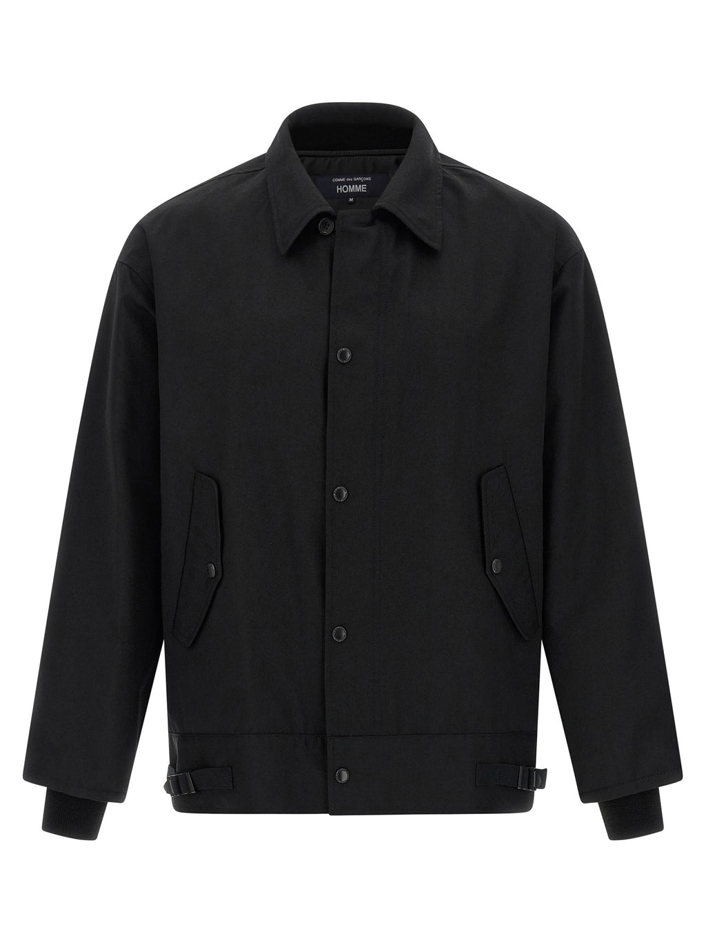 Comme Des Garçons Black Polyester Full-Length Jacket