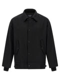 Comme Des Garçons Black Polyester Full-Length Jacket