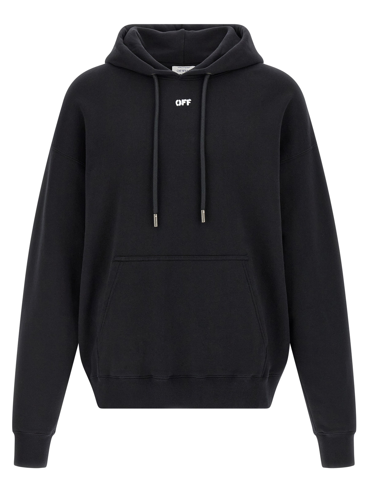 Off-White Black Cotton Sweatshirt