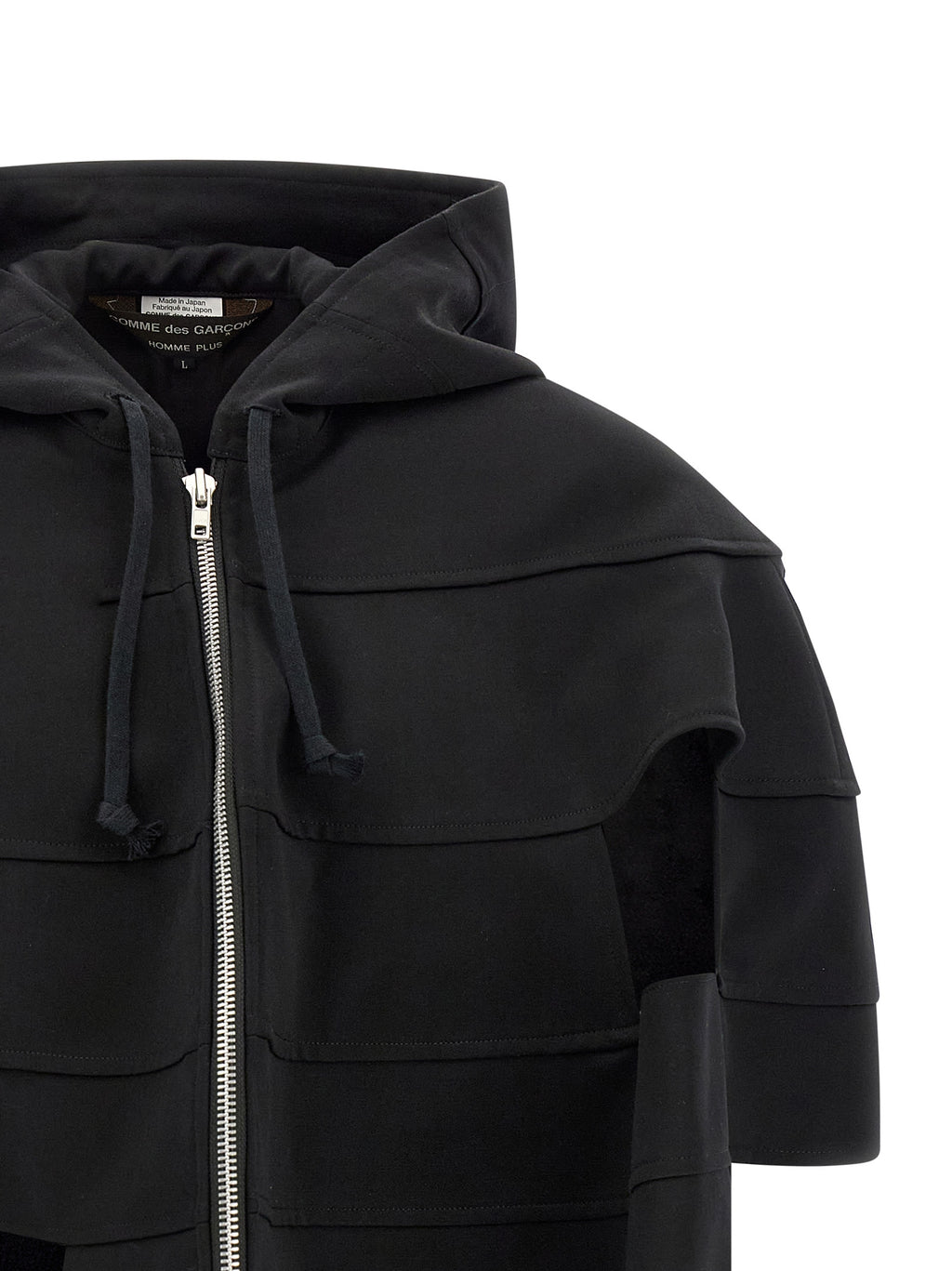 Comme Des Garçons Black Wool Shell Jacket