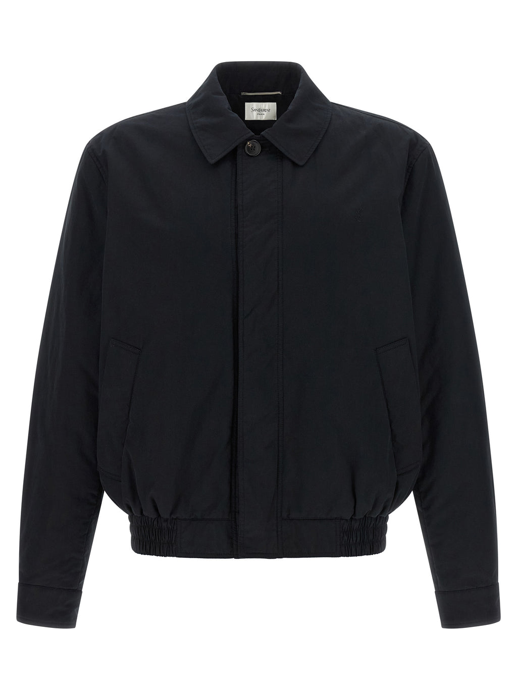 Saint Laurent Black Cotton Shell Jacket