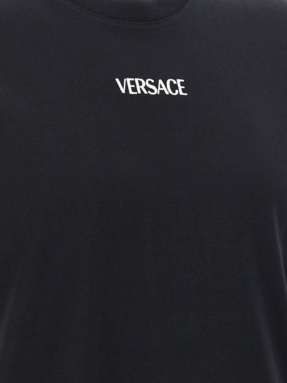 Versace Black Cotton T-Shirt