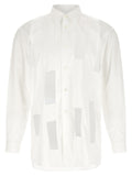 Comme Des Garçons White Cotton Blouse