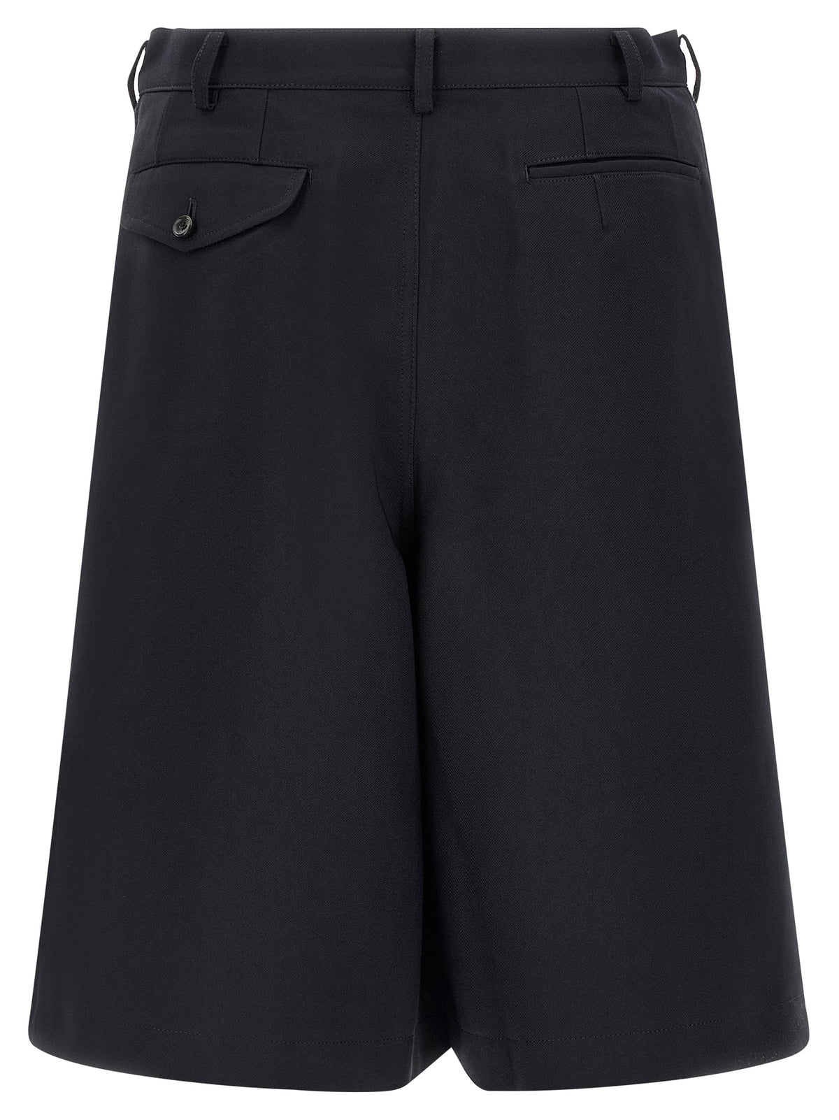 Comme Des Garçons Blue Polyester Bermuda Shorts