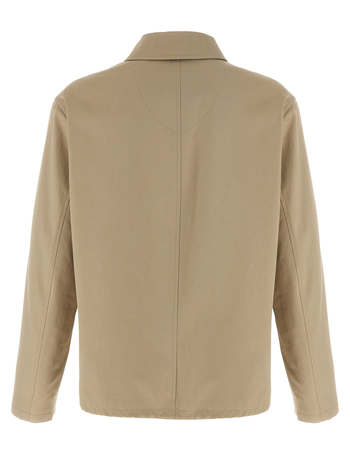 Burberry Beige Cotton Full-Length Jacket