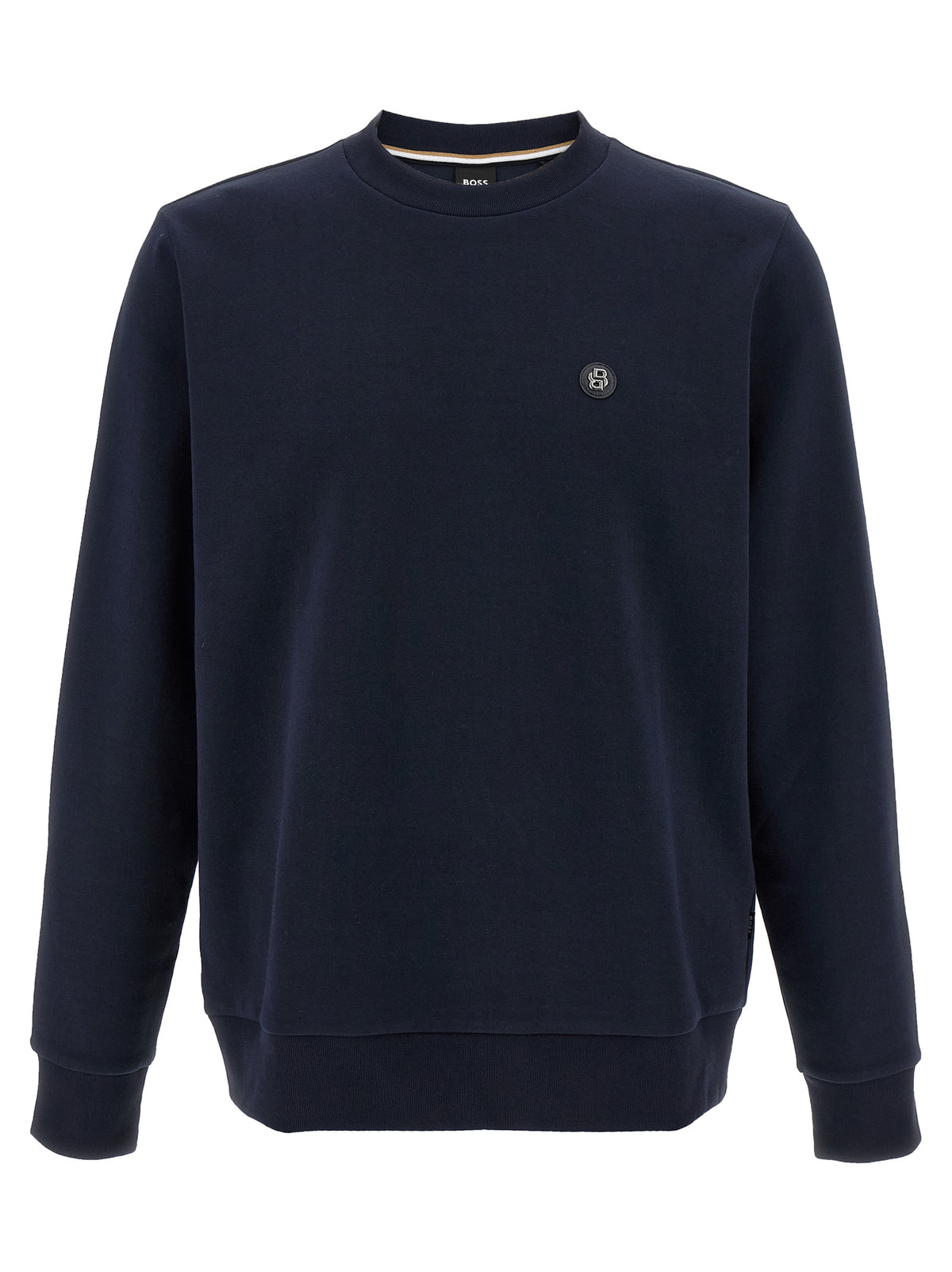 Hugo Boss Blue Cotton Sweatshirt