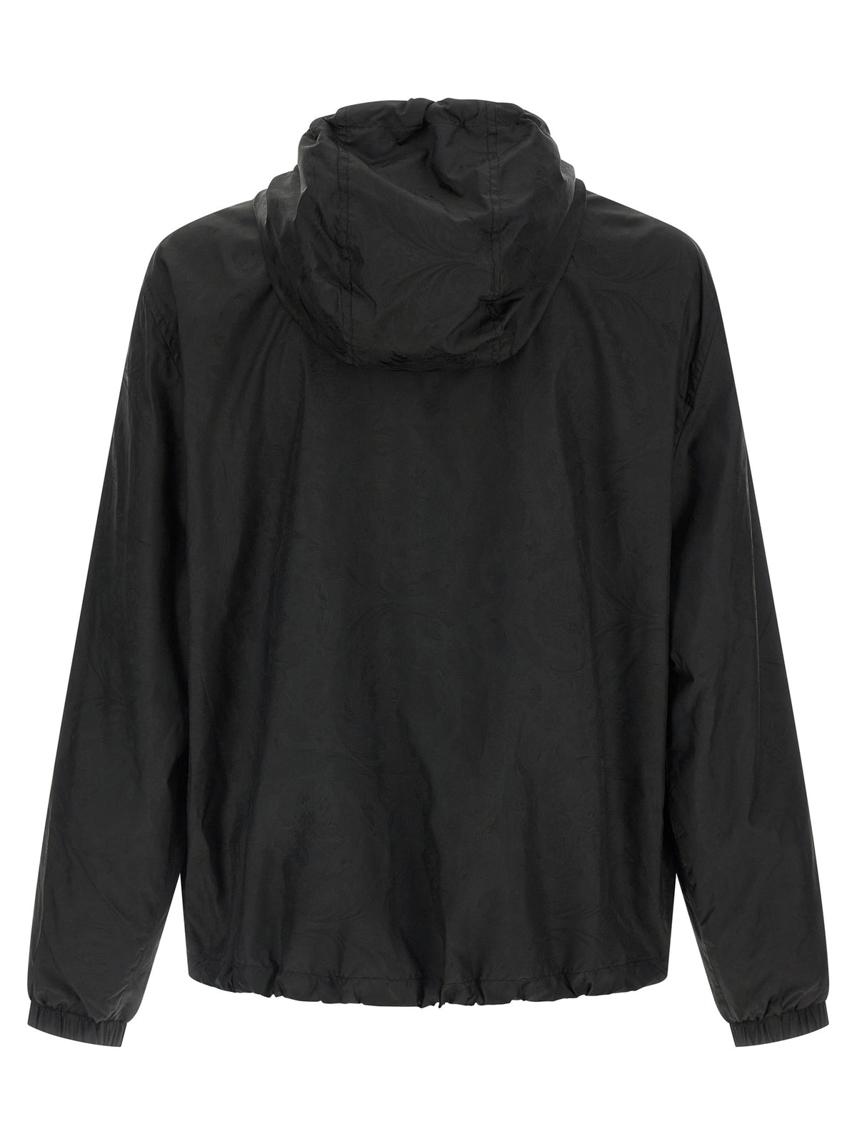 Versace Black Nylon Shell Jacket