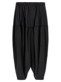 Comme Des Garçons Black Polyester Casual Pants