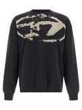 Diesel Black Cotton Sweatshirt