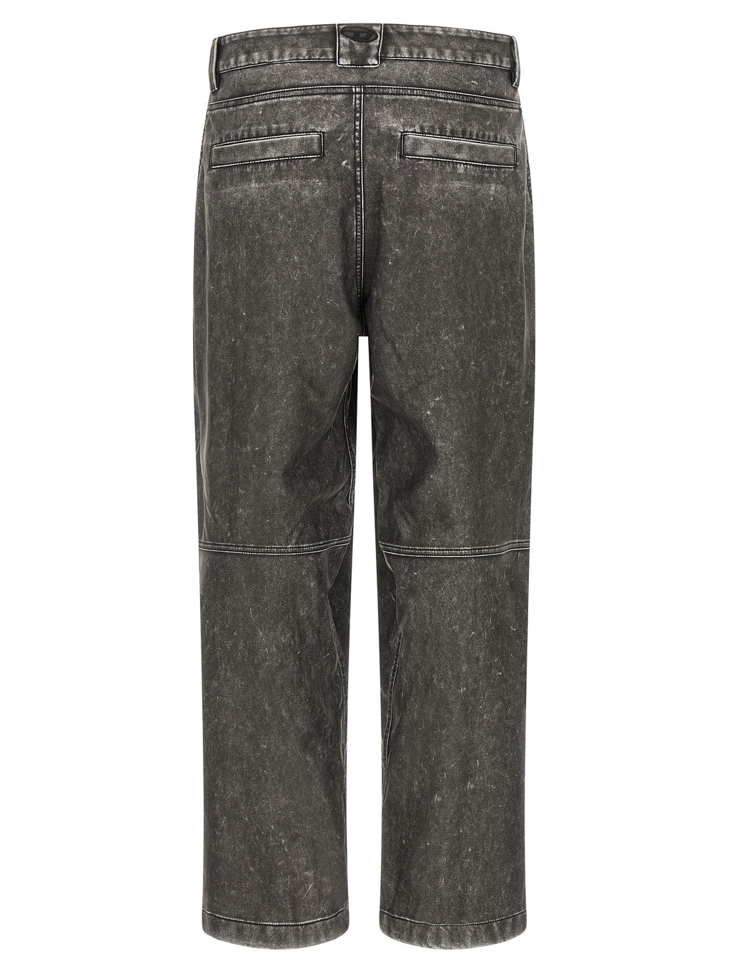Diesel Gray Polyethylene Casual Pants