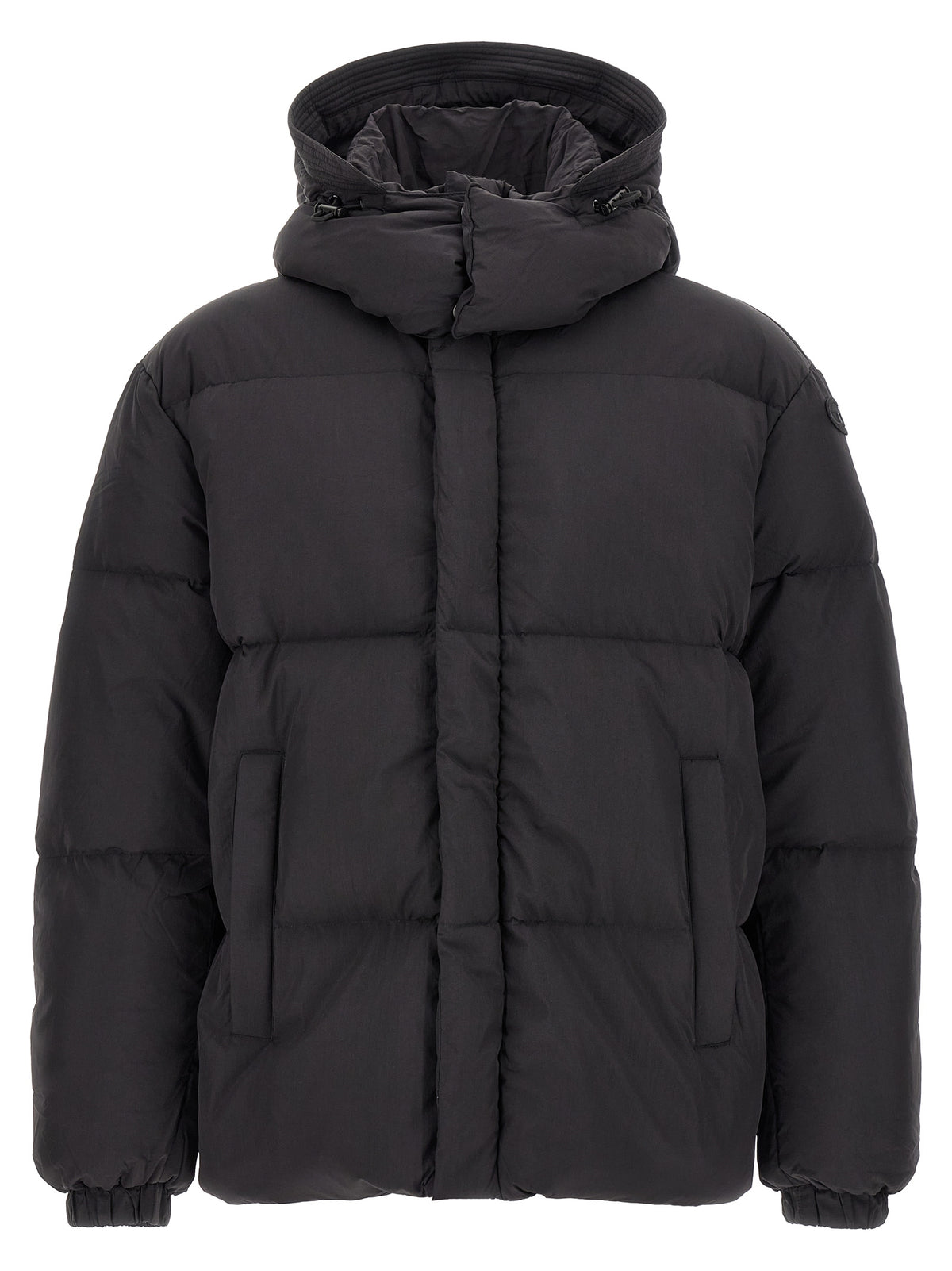 Diesel Black Polyamide Full-Length Jacket