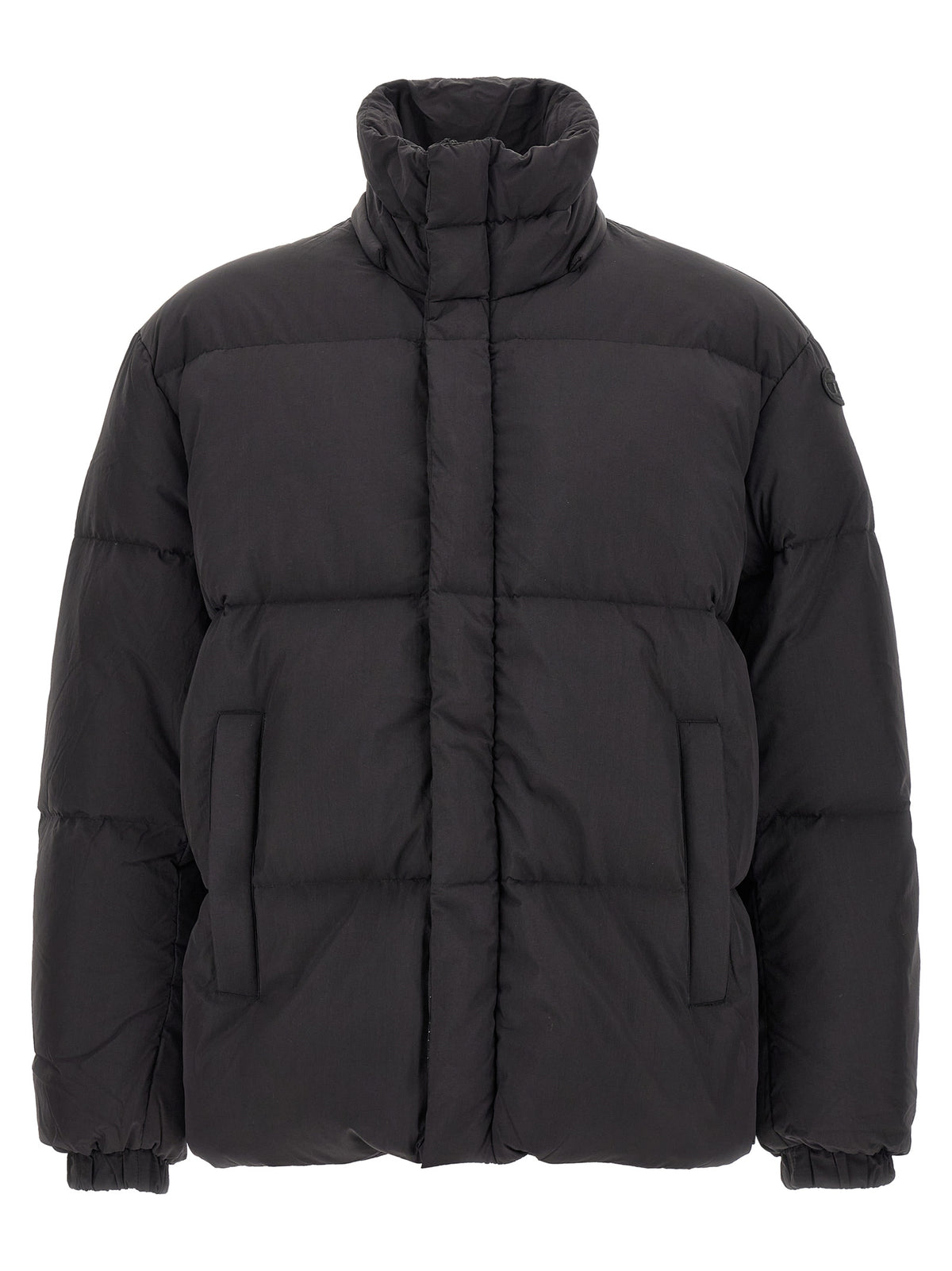 Diesel Black Polyamide Full-Length Jacket