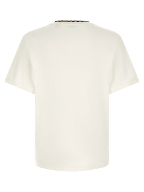 Burberry White Cotton T-Shirt