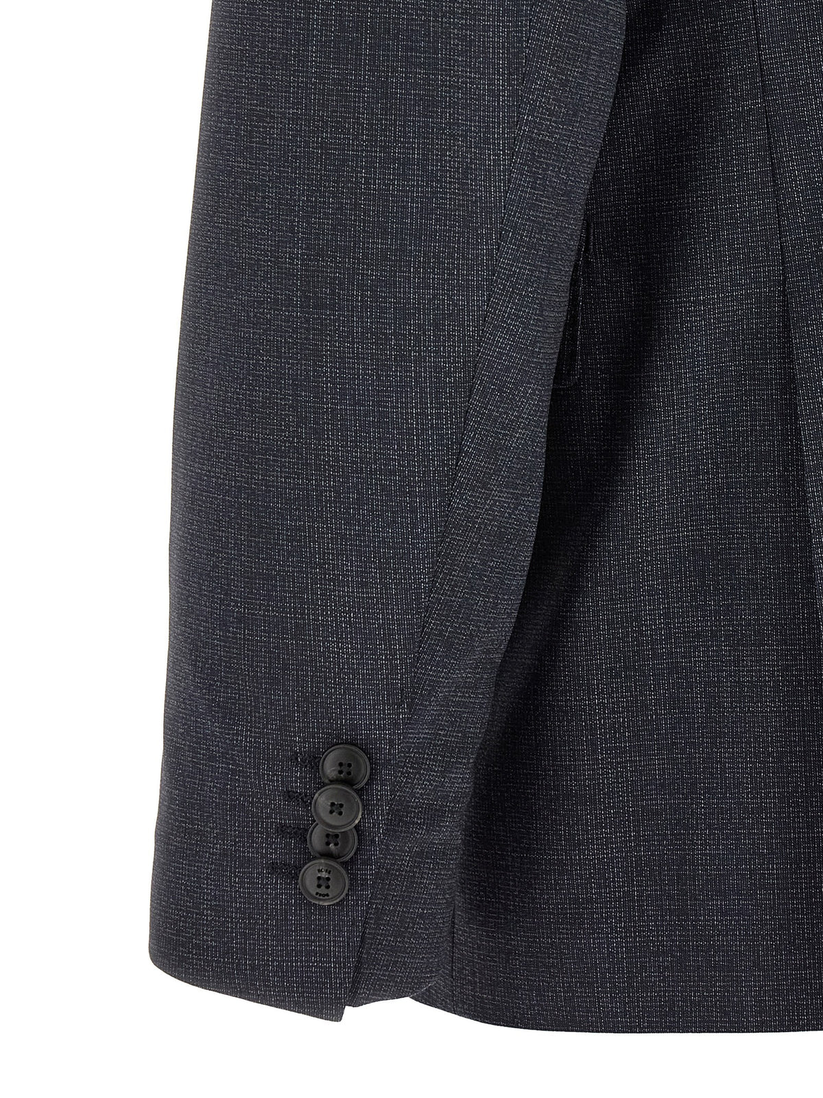 Hugo Boss Blue Polyester Two-Piece Suit