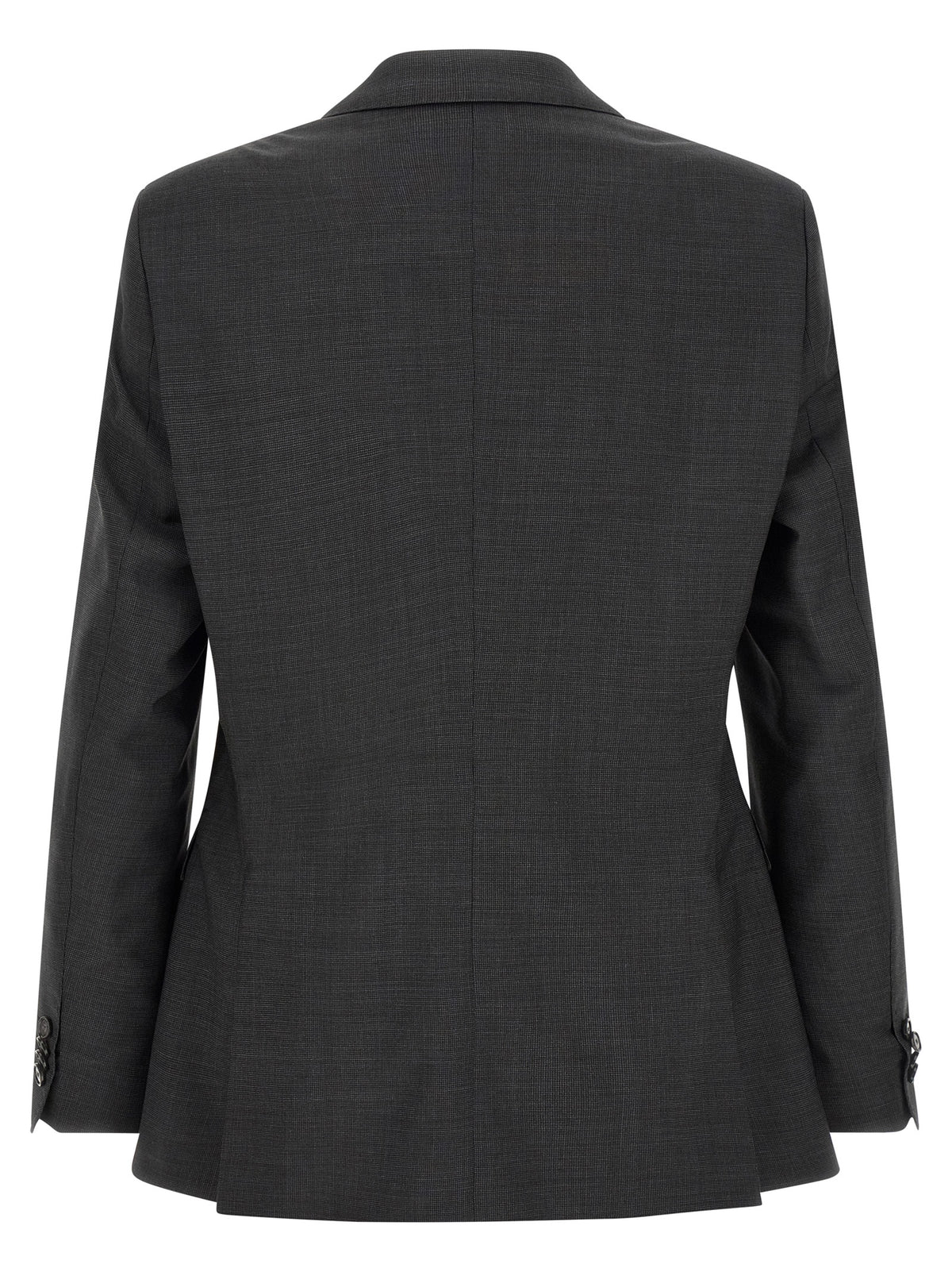 Hugo Boss Gray Virgin Wool Two-Piece Suit