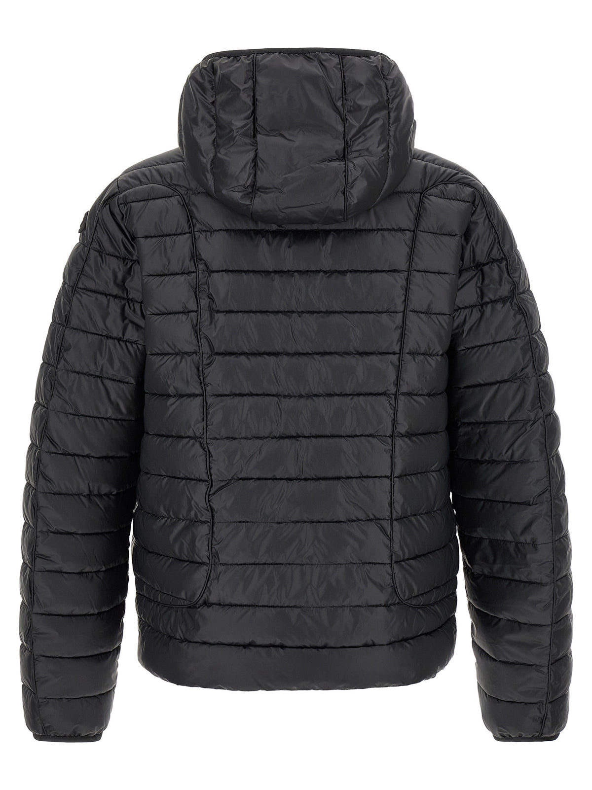 Diesel Black Polyester Full-Length Jacket