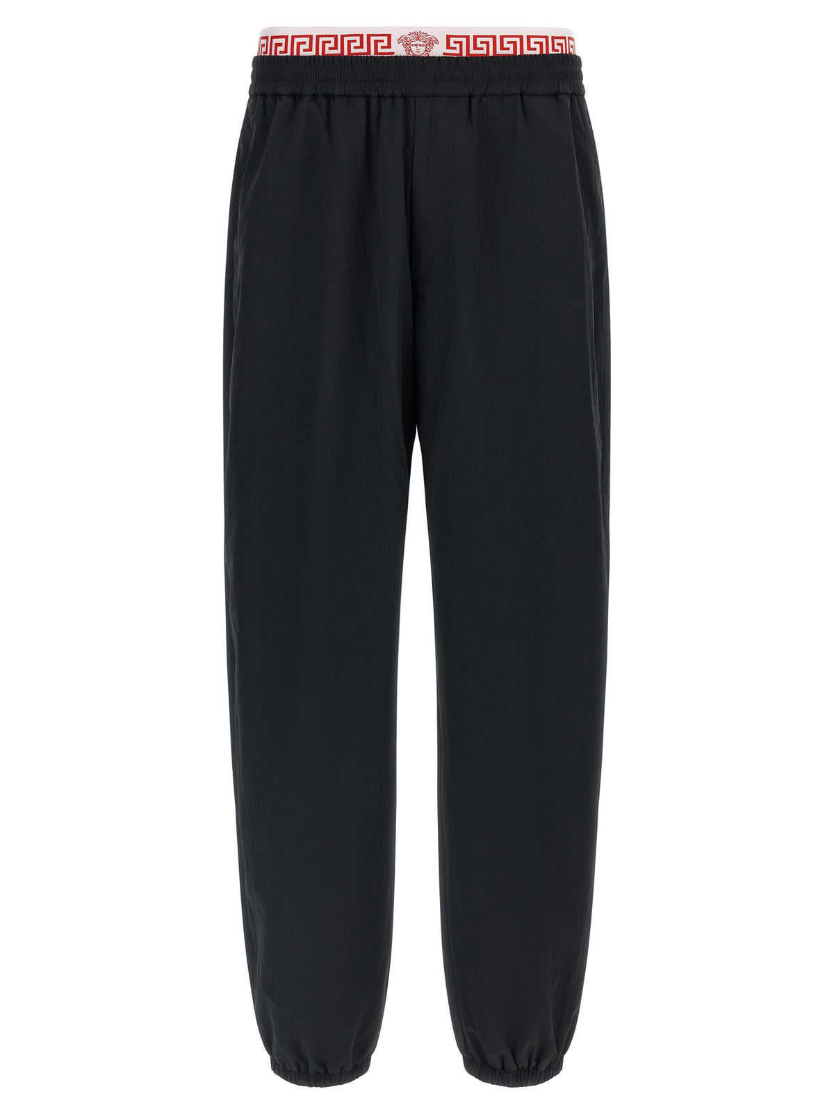 Versace Black Polyamide Joggers (Workout Pants)