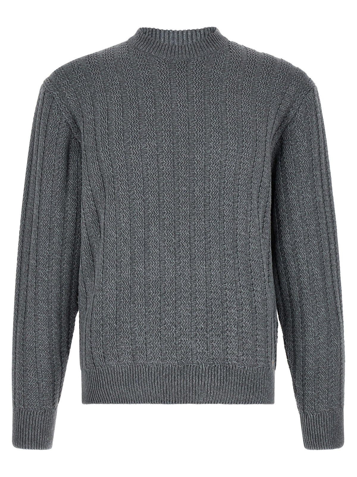 Hugo Boss Gray Cotton Cardigan