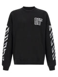 Off-White Black Cotton Sweatshirt