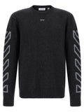 Off-White Gray Wool Cardigan
