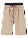 Off-White Multicolor Cotton Bermuda Shorts