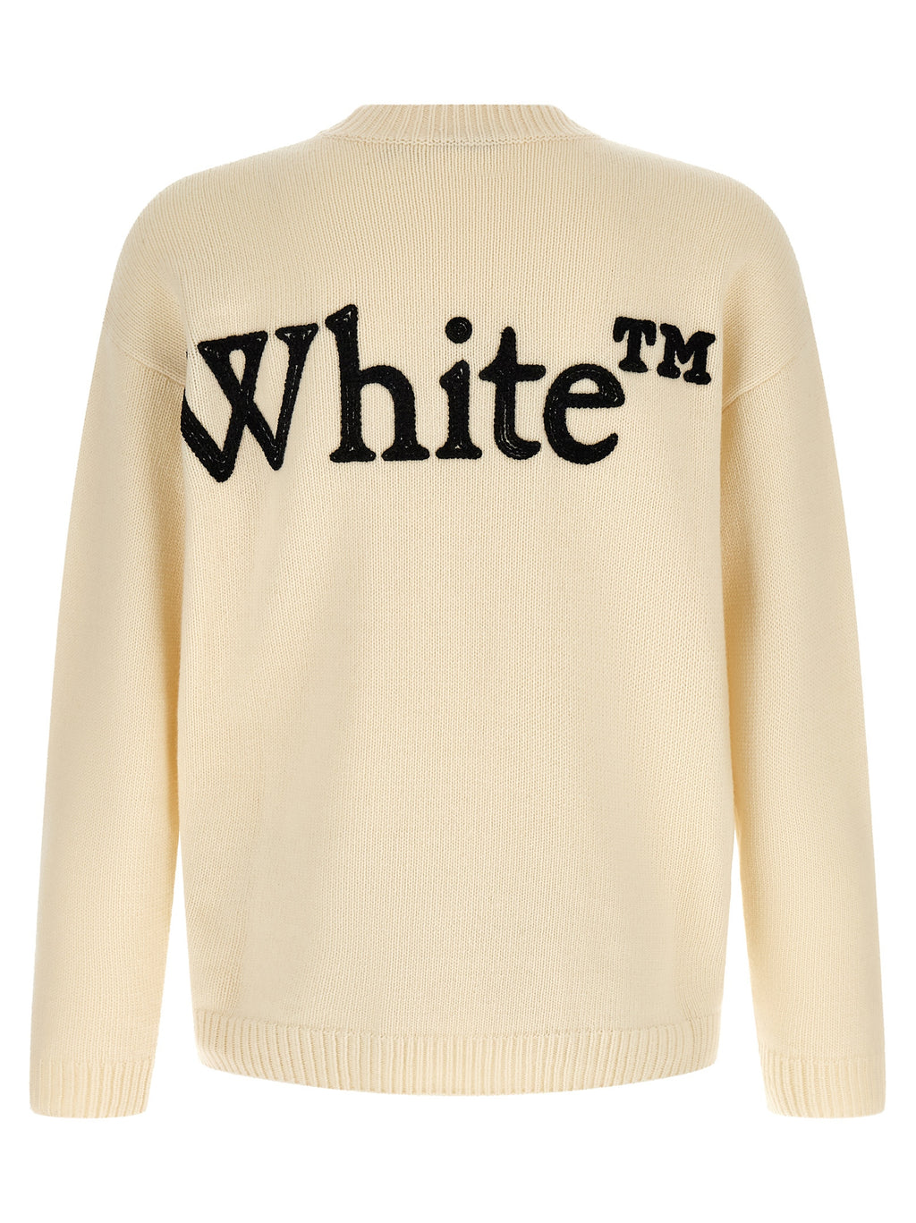 Off-White White Wool Cardigan