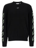 Off-White Black Cotton Cardigan